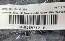 Load image into Gallery viewer, Olympus Trip MD Black 35mm Point And Shoot Film Camera With Case Not Tested