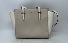 Load image into Gallery viewer, Kate Spade New York Womens Cedar Street Gray White Leather Crossbody Purse