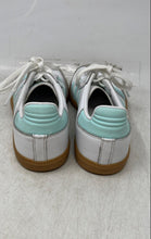 Load image into Gallery viewer, Adidas Kids Samba OG White Light Green Lace-Up Sneaker Shoes Size 1.5