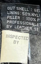 Load image into Gallery viewer, Lucky Leather Co Mens Black Long Sleeve Button Front Bomber Jacket Size 2XL