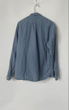 Load image into Gallery viewer, H&M Mens Blue Cotton Long Sleeve Regular Fit Button-Up Shirt Size Large