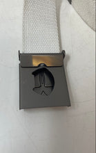 Load image into Gallery viewer, Under Armour White Embossed Logo Buckle Adjustable Webbing Golf Belt