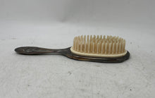 Load image into Gallery viewer, Silver Color Floral Ornate Handle Collectible Handheld Vanity Hair Brush