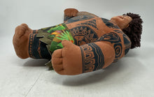 Load image into Gallery viewer, Disney Store Moana Maui Magical Fish Hook Tattoos Leaf Skirt Soft Plush Doll