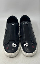 Load image into Gallery viewer, Karl Lagerfeld Paris Womens Caitie Black Slip-On Platform Sneaker Shoes Size 9