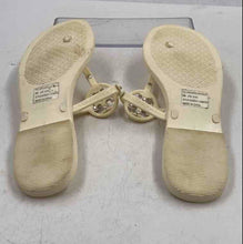 Load image into Gallery viewer, Authentic Tory Burch Womens Mini Miller Ivory Jelly Slip-On Thong Sandals Sz 9 M