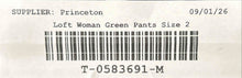 Load image into Gallery viewer, Loft Womens Green Pockets Stretch Straight Leg Trousers Pants Size 2