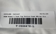 Load image into Gallery viewer, White House Black Market Womens White Sleeveless Button Front Tank Top Size XS