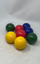 Load image into Gallery viewer, Sportcraft Multicolor Molded Bocce Ball Set Of 9 Pcs With Carrying Bag