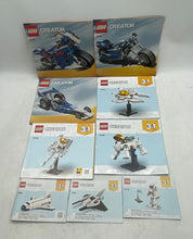 Load image into Gallery viewer, Lot Of 9 Pcs Assorted Lego Creator 3-In-1 Booklet Instructions Manuals