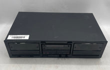 Load image into Gallery viewer, Kenwood KX-69W Black Stereo Dual Tape Home Audio Double Cassette Deck Not Tested
