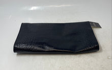Load image into Gallery viewer, Cole Haan Womens Izzie Black Croc Embossed Leather Clutch Purse With Tag