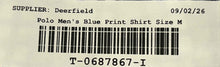 Load image into Gallery viewer, Polo Ralph Lauren Mens Blue Plaid Print Long Sleeve Button-Up Shirt Size M