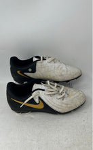 Load image into Gallery viewer, Nike Kids Phantom GX II Club FG FJ2600-100 White Black Gold Soccer Cleats 4.5Y
