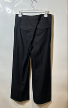 Load image into Gallery viewer, Ann Taylor Womens Black Slash Pockets Flat Front Wide-Leg Dress Pants Size 4