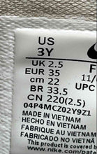 Load image into Gallery viewer, Nike Kids Air Force 1 Mid '07 White Leather Lace-Up Sneaker Shoes Size 3Y