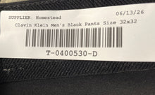Load image into Gallery viewer, Calvin Klein Mens Black Slim Fit Infinite Flex Waist Straight Leg Jeans Sz 32x32