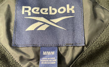 Load image into Gallery viewer, Reebok Womens Black Hooded Padded Long Sleeve Puffer Jacket Size M With Tag