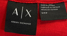 Load image into Gallery viewer, Armani Exchange Mens Red Short Sleeve Spread Collar Polo Shirt Size Small