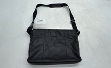 Load image into Gallery viewer, Cole Haan Mens Black Leather Inner Pocket Magnetic Medium Travel Briefcase