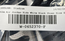 Load image into Gallery viewer, Nike Boys Air Jordan 1 Mid 554725-190 White Black Basketball Shoes Size 6Y