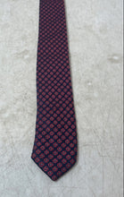 Load image into Gallery viewer, Portofino Collection Mens Blue Red Floral Silk Adjustable Long Designer Tie