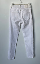 Load image into Gallery viewer, Zara Womens White Light Wash Pockets Stretch Denim Skinny Leg Jeans Size 2