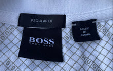 Load image into Gallery viewer, Hugo Boss Mens White Short Sleeve Collared Regular Fit Polo Shirt Size L