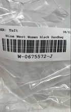 Load image into Gallery viewer, Nine West Womens Black Adjustable Strap Shoulder Crossbody Handbag