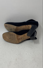 Load image into Gallery viewer, Nine West Womens Black Suede Round Toe Block Heel Ankle Booties Size 7
