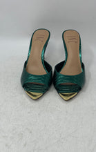 Load image into Gallery viewer, INC International Concepts Womens Amra Green Leather Slide Sandals Size 6M