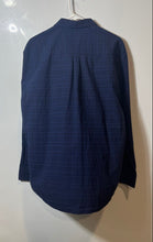 Load image into Gallery viewer, Vince Camuto Mens Blue Printed Long Sleeve Collared Button-Up Shirt Size XL