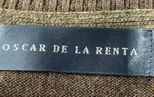 Load image into Gallery viewer, Oscar De La Renta Mens Brown V-Neck Long Sleeve Pullover Sweater Size 3X