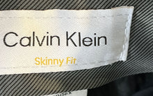 Load image into Gallery viewer, Calvin Klein Mens Black Flat Front Skinny Fit Dress Pants Size 29W x 30L