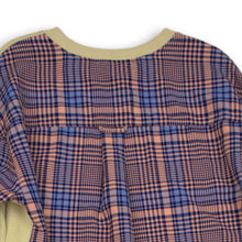 Load image into Gallery viewer, Zara Mens Beige Blue Orange White Plaid Sweater Size S