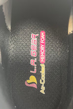 Load image into Gallery viewer, L.A. Gear Womens Black White Pink High Top Sneakers Shoes Size 8