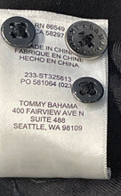 Load image into Gallery viewer, Tommy Bahama Mens Black Long Sleeve Collared Regular Fit Button-Up Shirt Size M