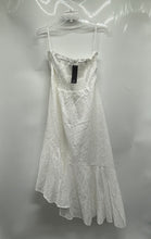 Load image into Gallery viewer, Lulus Womens White Cotton Sleeveless A-Line Dress Size Large With Tag
