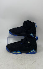 Load image into Gallery viewer, Nike Boys Air Jordan True Flight 343795-074 Black Blue Sneaker Shoes Size 4.5Y