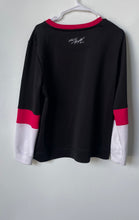 Load image into Gallery viewer, Karl Lagerfeld Womens Black Printed Long Sleeve Pullover Sweatshirt Size M