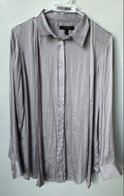 Load image into Gallery viewer, Banana Republic Womens Gray Dillon Long Sleeve Collared Button-Up Shirt Size S