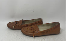 Load image into Gallery viewer, Michael Kors Womens Sutton Brown Leather Bow Slip-On Loafer Flats Size 7.5