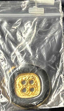 Load image into Gallery viewer, Jaeger Womens Blue Tweed Houndstooth Long Sleeve Round Neck Jacket Size 14