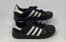 Load image into Gallery viewer, Adidas Mens Superstar 2 Black White Low Top Lace-Up Sneaker Shoes Size 7
