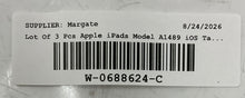 Load image into Gallery viewer, Lot Of 3 Pcs Apple iPad Mini 2 A1489 iOS Tablets Not Tested Locked For Parts