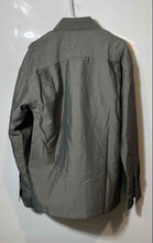 Load image into Gallery viewer, Bugatchi Uomo Mens Gray Long Sleeve Collared Button-Up Shirt Size Large