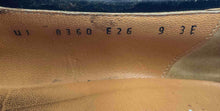 Load image into Gallery viewer, Authentic Salvatore Ferragamo Mens Black Leather Loafer Shoes Size 9 3E Damaged