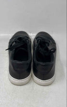Load image into Gallery viewer, Express Mens White Black Leather Low Top Lace-Up Sneaker Shoes Size 10