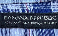 Load image into Gallery viewer, Banana Republic Mens Multicolor Plaid Cotton Long Sleeve Button-Up Shirt Size S