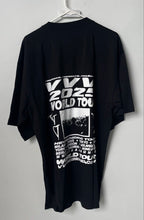 Load image into Gallery viewer, VVV The Brand Unisex Black Cotton 2025 World Tour Oversized Graphic T-Shirt Sz L